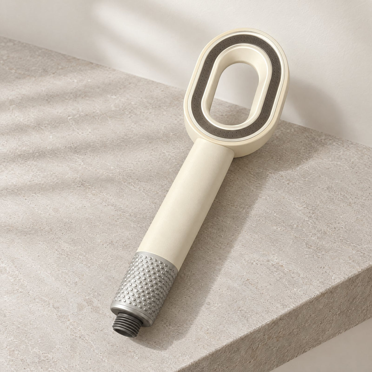 Velura shower head in cream