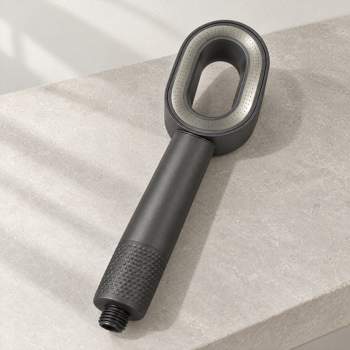 Velura shower head in dark grey