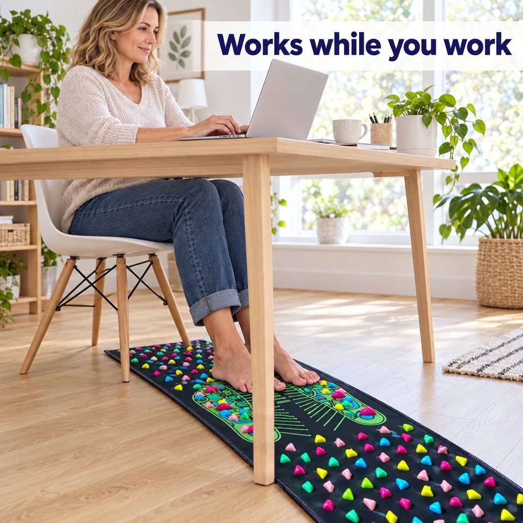Using Plantra under a desk while working